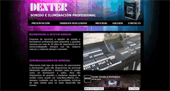 Desktop Screenshot of dextersonido.com